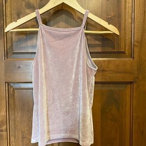 Boutique halter top, velvet pink